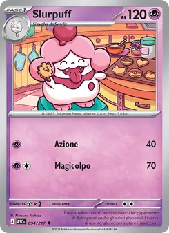 Carta Slurpuff dell'espansione Ascesa Eroica, numero 094/217