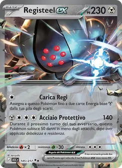 Carta Registeel-ex dell'espansione Ascesa Eroica, numero 145/217