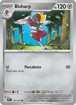 Carta Bisharp dell'espansione Ascesa Eroica, numero 147/217