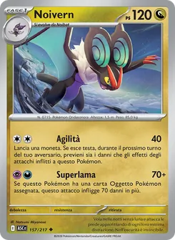 Carta Noivern dell'espansione Ascesa Eroica, numero 157/217