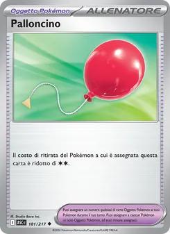 Carta Palloncino dell'espansione Ascesa Eroica, numero 181/217