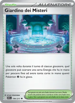Carta Giardino dei Misteri dell'espansione Ascesa Eroica, numero 194/217