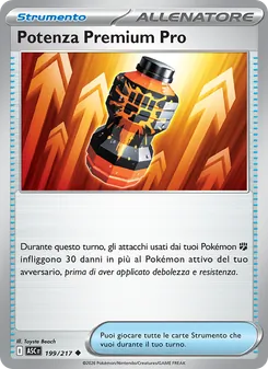 Carta Potenza Premium Pro dell'espansione Ascesa Eroica, numero 199/217