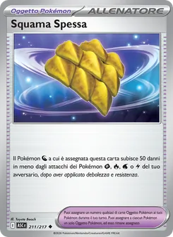 Carta Squama Spessa dell'espansione Ascesa Eroica, numero 211/217
