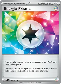 Carta Energia Prisma dell'espansione Ascesa Eroica, numero 216/217