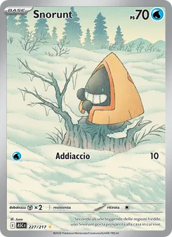 Carta Snorunt dell'espansione Ascesa Eroica, numero 227/217