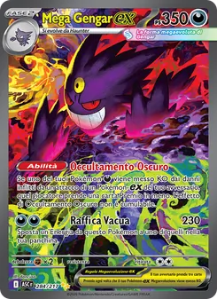 Carta Mega Gengar-ex dell'espansione Ascesa Eroica, numero 284/217
