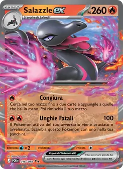 Carta Salazzle-ex dell'espansione Equilibrio Perfetto, numero 016/88