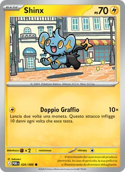 Carta Shinx dell'espansione Equilibrio Perfetto, numero 026/88