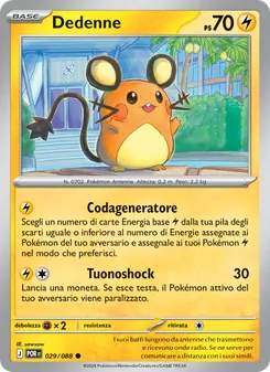 Carta Dedenne dell'espansione Equilibrio Perfetto, numero 029/88