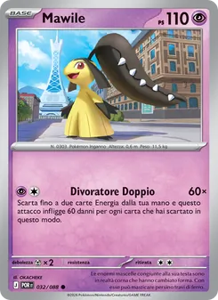 Carta Mawile dell'espansione Equilibrio Perfetto, numero 032/88