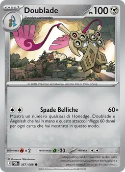 Carta Doublade dell'espansione Equilibrio Perfetto, numero 057/88