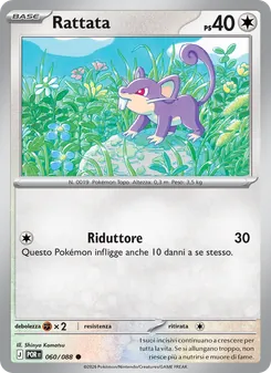 Carta Rattata dell'espansione Equilibrio Perfetto, numero 060/88