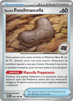 Carta Vecchio Fossilmascella dell'espansione Equilibrio Perfetto, numero 068/88