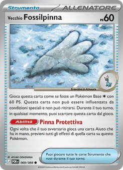 Carta Vecchio Fossilpinna dell'espansione Equilibrio Perfetto, numero 069/88