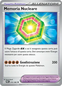 Carta Memoria Nucleare dell'espansione Equilibrio Perfetto, numero 070/88