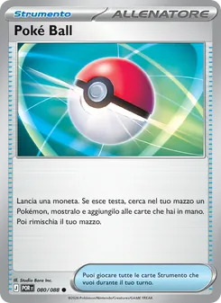 Carta Poké Ball dell'espansione Equilibrio Perfetto, numero 080/88