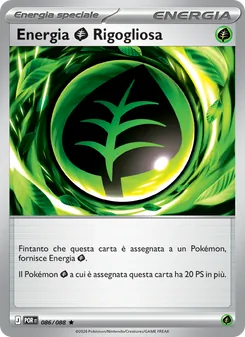 Carta Energia Grass Rigogliosa dell'espansione Equilibrio Perfetto, numero 086/88