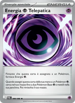 Carta Energia Psychic Telepatica dell'espansione Equilibrio Perfetto, numero 088/88