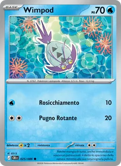 Carta Wimpod dell'espansione Caos Nascente, numero 025/86
