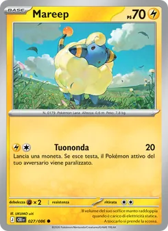 Carta Mareep dell'espansione Caos Nascente, numero 027/86