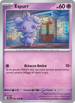 Carta Espurr dell'espansione Caos Nascente, numero 036/86
