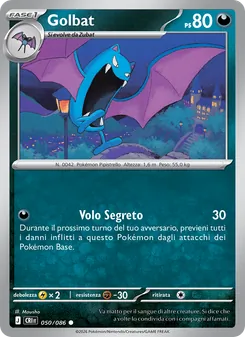 Carta Golbat dell'espansione Caos Nascente, numero 050/86