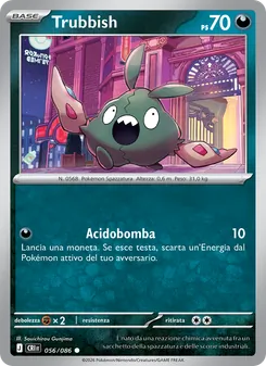 Carta Trubbish dell'espansione Caos Nascente, numero 056/86