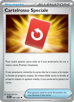 Carta Cartelrosso Speciale dell'espansione Caos Nascente, numero 082/86