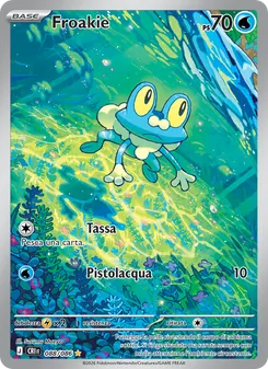 Carta Froakie dell'espansione Caos Nascente, numero 088/86