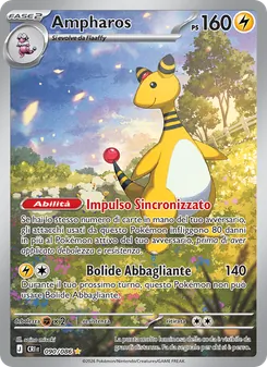 Carta Ampharos dell'espansione Caos Nascente, numero 090/86
