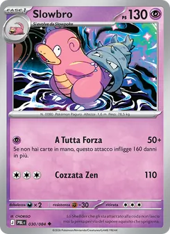 Carta Slowbro dell'espansione Buio Pesto, numero 030/84