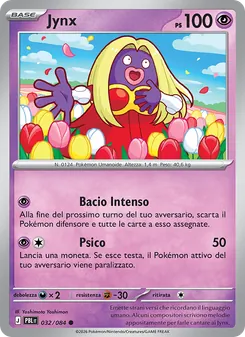 Carta Jynx dell'espansione Buio Pesto, numero 032/84