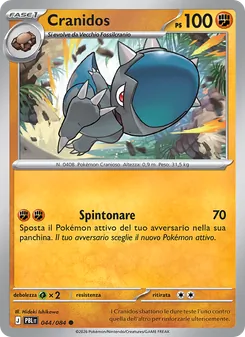 Carta Cranidos dell'espansione Buio Pesto, numero 044/84