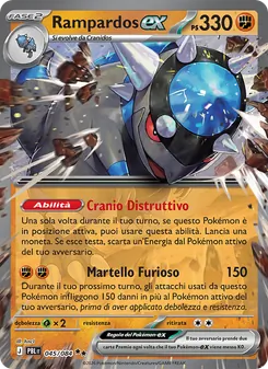 Carta Rampardos-ex dell'espansione Buio Pesto, numero 045/84