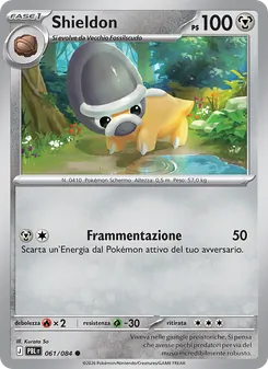 Carta Shieldon dell'espansione Buio Pesto, numero 061/84
