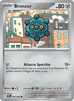 Carta Bronzor dell'espansione Buio Pesto, numero 063/84