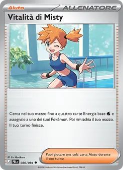 Carta Vitalità di Misty dell'espansione Buio Pesto, numero 080/84