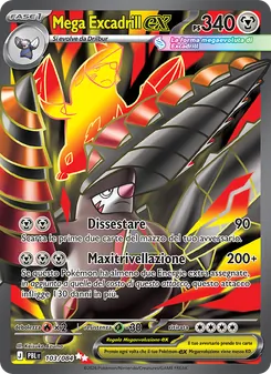 Carta Mega Excadrill-ex dell'espansione Buio Pesto, numero 103/84