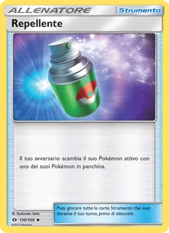 Carta Repellente dell'espansione Sole e Luna, numero 130/149