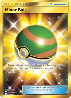Carta Minor Ball dell'espansione Sole e Luna, numero 158/149