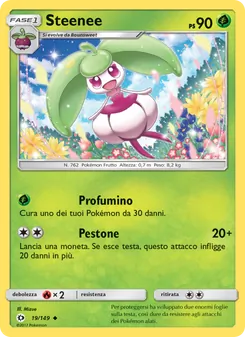 Carta Steenee dell'espansione Sole e Luna, numero 19/149