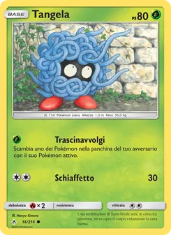 Carta Tangela dell'espansione Legami Inossidabili, numero 16/214