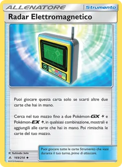 Carta Radar Elettromagnetico dell'espansione Legami Inossidabili, numero 169/214