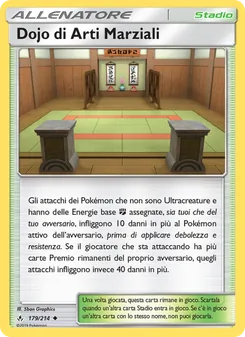 Carta Dojo di Arti Marziali dell'espansione Legami Inossidabili, numero 179/214