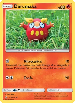 Carta Darumaka dell'espansione Legami Inossidabili, numero 23/214