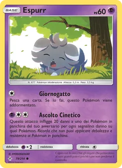Carta Espurr dell'espansione Legami Inossidabili, numero 79/214