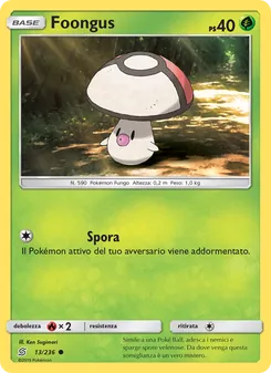 Carta Foongus dell'espansione Sintonia Mentale, numero 13/236
