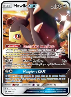 Carta Mawile GX dell'espansione Sintonia Mentale, numero 141/236