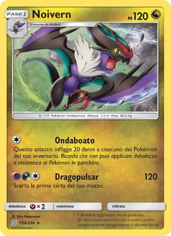 Carta Noivern dell'espansione Sintonia Mentale, numero 159/236